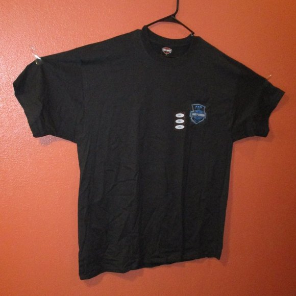Harley Davidson Motorcycle NEW Men 2X Large Black Orange White Dealership Shirt - Picture 2 of 12